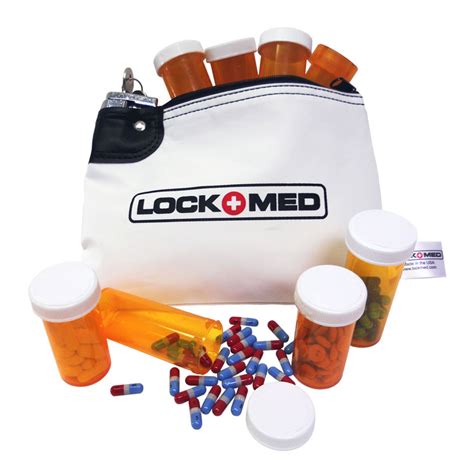 portable lockable medication bag